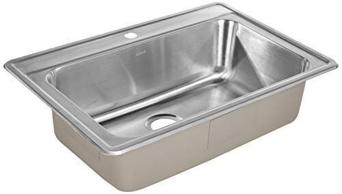 ZUHNE Single Bowl Drop In Kitchen, Bar and RV Stainless Steel Sink, 33" x 22"  - Lot 940