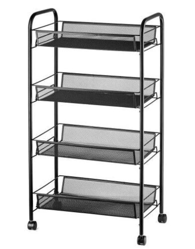 4 Tier Mesh Kitchen Trolley  - Lot 945