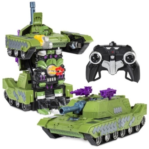 Lot of (2) Remote Control Tank Transformer Robots - Lot 946