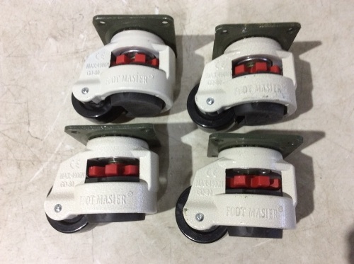 VEVOR Heavy Duty 2.5" Self-Leveling Swivel Casters, Set of 4  - Lot 1035