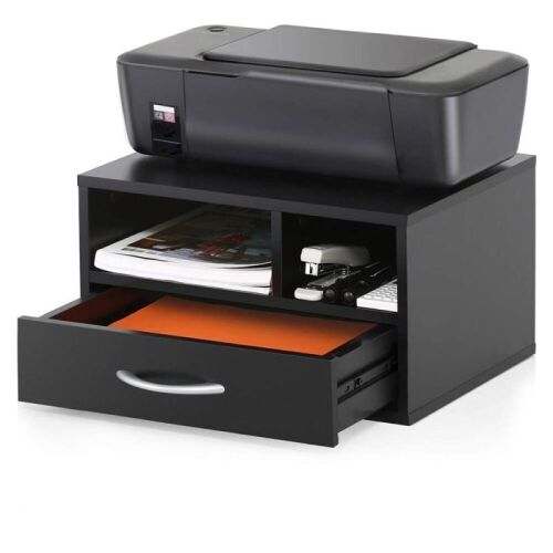 Printer Stand Computer Riser with Storage - Lot 1061