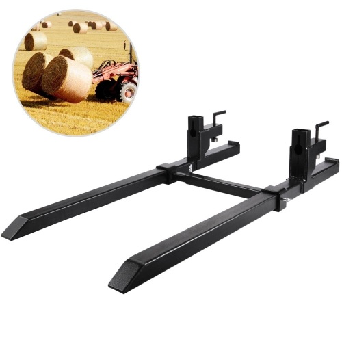 39‘’ Clamp On Pallet Forks W/ Bar 1500lb. Appear New - Lot 85