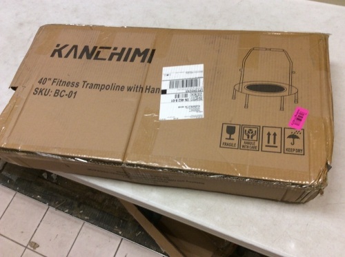 Kanchimi 40" Fitness Trampoline with Hand Bar. Appears New - Lot 102