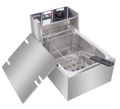 Zimtown 6L 2500W Commercial Electric Tabletop Restaurant Deep Fryer. Appears New/Untested.  - Lot 103