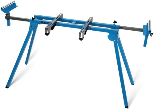 REYLEO Folding Miter Saw Stand, Maximum 330 Pounds Support, 21.6 pounds light stand with Quick Attach Tool Mounting Bars. Appears New - Lot 114
