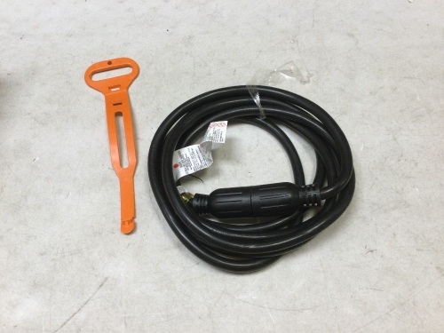 4-Prong Heavy Duty 15 ft. Generator Extension Cord. Appears New - Lot 133