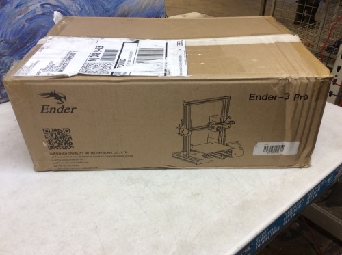 Ender 3 Pro 3D Printer. Unknown condition. E-commerce Return - Lot 137