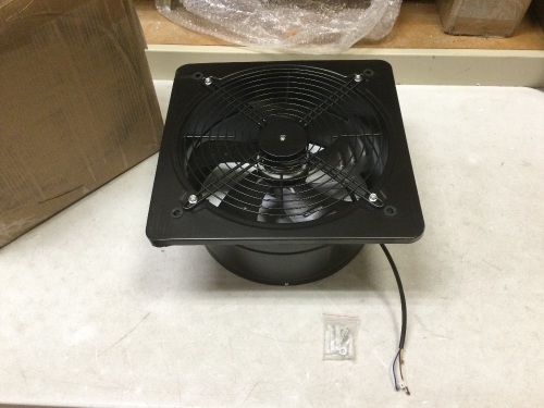 14" Industrial Ventilation Extractor Fan 125w Practical 2260rpm Low Noise. Untested E-Commerce Return  - Lot 223