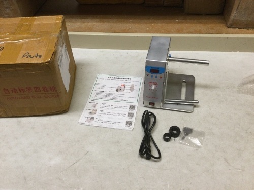 Automatic Label Rewinder. Unknwon Condition - Lot 274