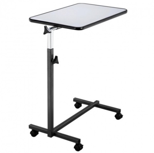 Adjustable Overbed Bedside Table with Wheels. Appears New w/ Minor Damage. See Pics.  - Lot 336