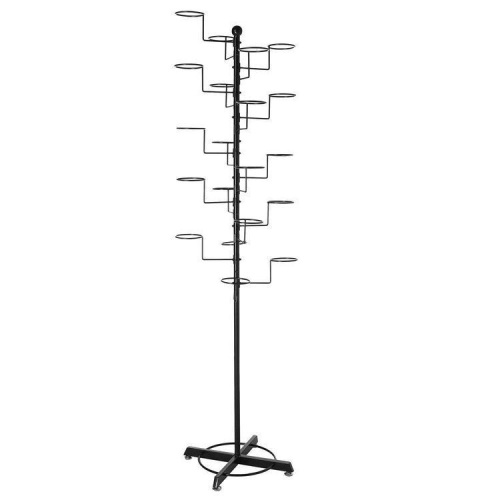 Freestanding Display Stand with 20 Circular Hooks for Hats and Wigs. Appears New - Lot 436