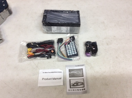 Double-DIN Automotive Stereo. Appears New. Untested - Lot 443