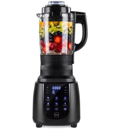 1.8L Multifunctional Digital Professional Kitchen Blender w/ Heating Option, Matte Black. Appears New.  - Lot 486