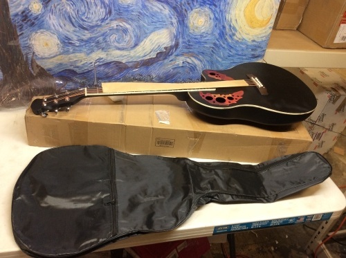 Acoustic Guitar. Appears New. Needs a New String - Lot 499