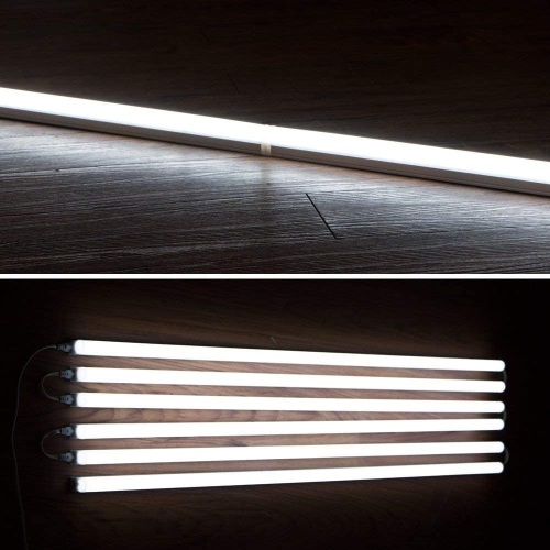 (Pack of 6) Barrina LED T5 Integrated Single Fixtures, 20W, Corded Electric w/ Built-In ON/OFF Switch, Super Bright White. Appear New.  - Lot 524