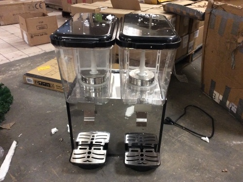 Commerical Cold/Frozen Beverage Dispense Machine w/ (2) 18L Tanks. E-Commerce Return. Condition Unknown.  - Lot 548