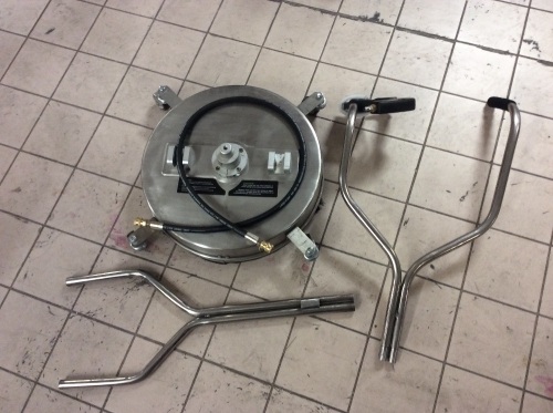 Stainless Steel Surface Cleaner for Pressure Washer. Incomplete. For Parts. E-commerce Return - Lot 739