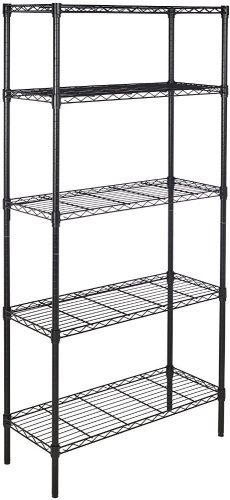 5-Shelf Adjustable, Heavy Duty Storage Shelving Unit (350 lbs loading capacity per shelf). E-Commerce. Appears New.  - Lot 742