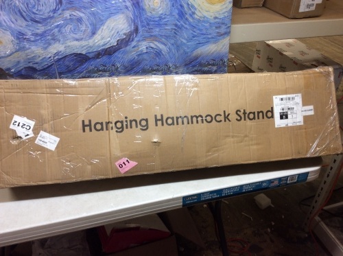 Hanging Hammock Stand. E-Commerce Return.  - Lot 745