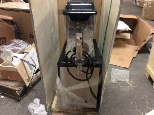 Single cylinder Commercial 110V/220v Slush Ice Maker/Cold Drink Dispenser. E- Commerce Return. Used/Unknown Condition. - Lot 748