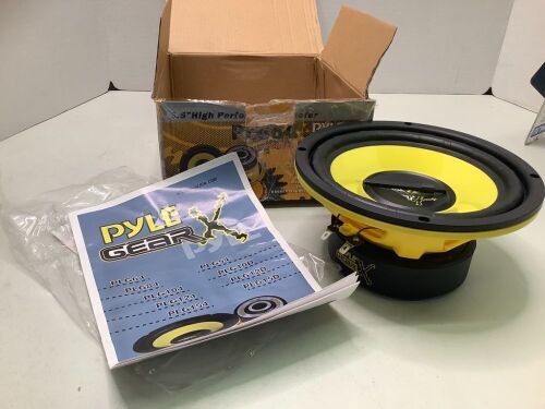 Pyle Gear 6.5 High Performance Woofer, 300Watts, Ecommerce Return - Lot 4