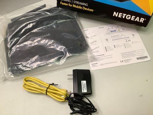 Nighthawk AC1750 Smart WiFi Rounter, 1 GHz Dual Core Processor, Ecommerce Return - Lot 17
