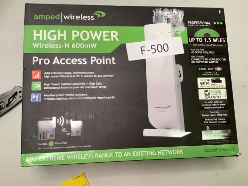 Amped Wireless Pro Access Point, Ecommerce Return - Lot 27