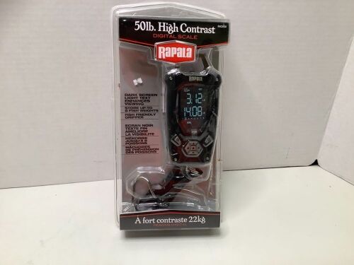 Rapla 50lb High Contrast Digital Scale, Appears New - Lot 105