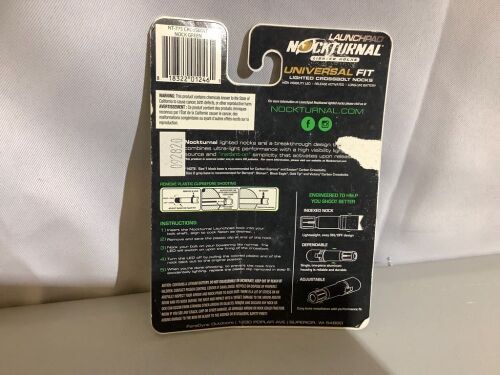 Launchpad Nockturnal Lighted Nocks, Appears New - Lot 157
