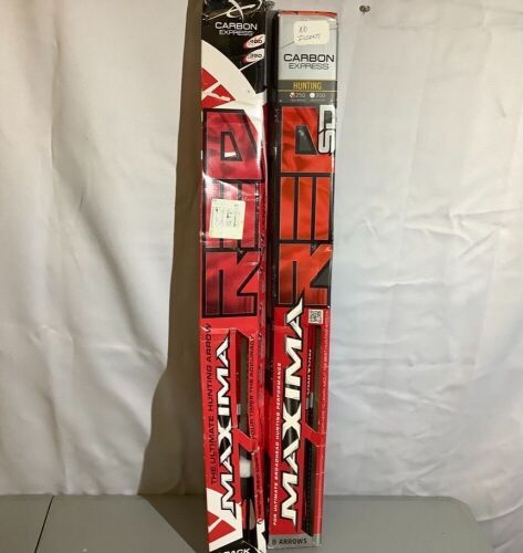 Lot of (2) Boxes Maxima Carbon Express Arrows, 1 box has no inserts, Ecommerce Return - Lot 158