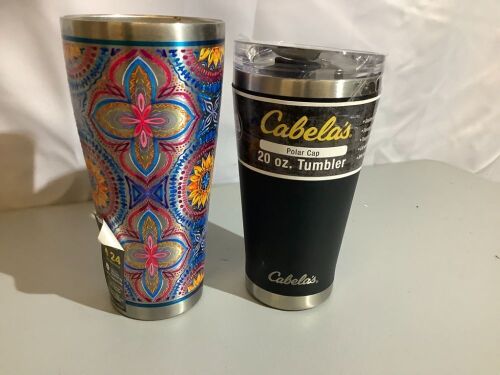 Lot of (2) Insulated Cups, 1 Missing Lid, Ecommerce Return - Lot 161