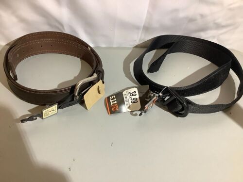 Lot of (2) Men's Belts, XL, & 38, Appears New - Lot 172