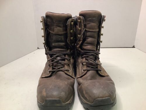 Men's Leather Boots, 9, Ecommerce Return - Lot 270