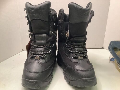 Inferno Dry Plus black leather winter Boots, 9D, Ecommerce Return - Lot 302