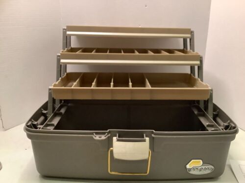 Plano Large 3-Tray Box, Ecommerce Return, Missing Top Lid Piece - Lot 309