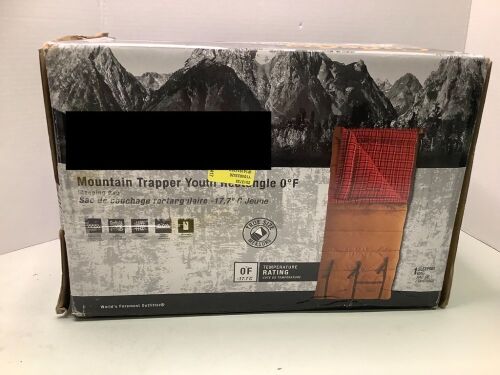 Mountain Topper Youth Rectangle 0 degree F Sleeping Bag - Lot 318