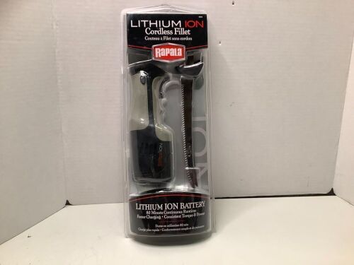 Lithium Ion Batter for Cordless Fillet, Appears New - Lot 320