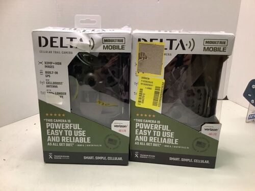 Lot of (2) Detla Moultrie Mobile Trail Cam, Ecommerce Return - Lot 335
