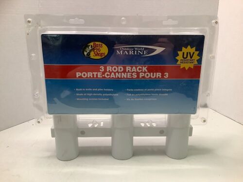 Outdoor World Marine 3 Rod Rack, Appears New - Lot 363