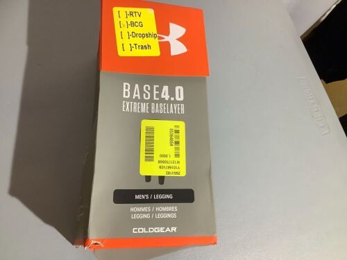 Under Armour Base 4.0 Extreme Baselayer, Coldgear, Large, Appears New - Lot 474