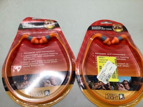 Lot of (2) Howard Leight, Quiet Band Shooters Banded Ear Pads - Lot 506
