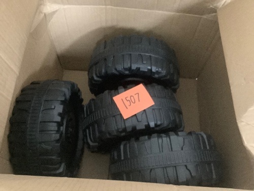 Set of 4 Toy Car Tires - Lot 1507