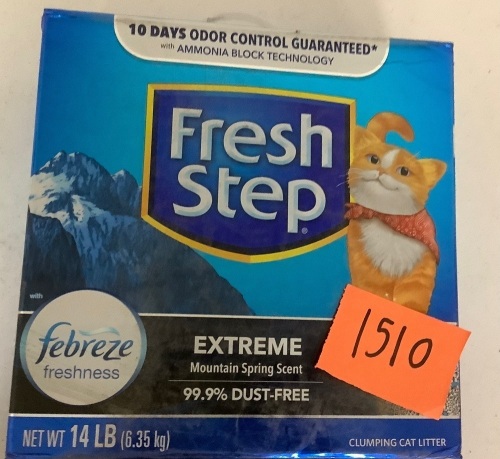 Fresh Step Cat Litter - 14 Lbs - Lot 1510