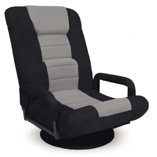 Gaming Floor Chair w/ 360-Degree Swivel, Armrest, Adjustable Backrest - Lot 1596