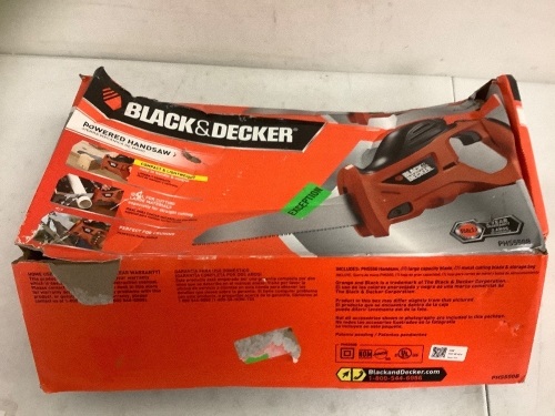 Black and Decker Powered Handsaw, Appears New, WORKS - Lot 67