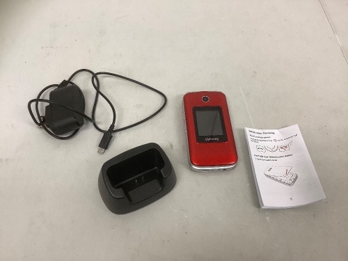 Ushining 3G Flip Phone, Powers Up, E-Commerce Return - Lot 100