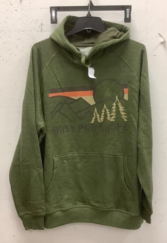 Mens Mountain Scene Hoodie, L, Appears New - Lot 113