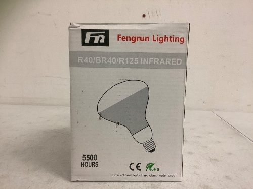 Lot of (12) Infrared Heating Bulb, Appears New - Lot 116