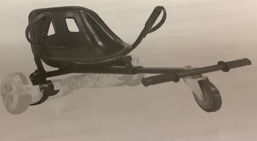 HoverKart Hover Board Attachment, Appears New - Lot 135