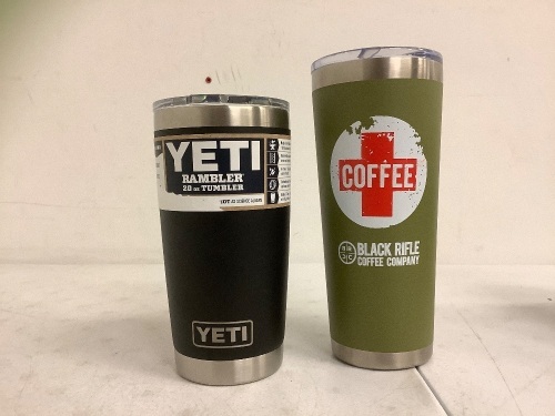 Lot of (2) Tumblers, E-Comm Return, Damaged Lids - Lot 137